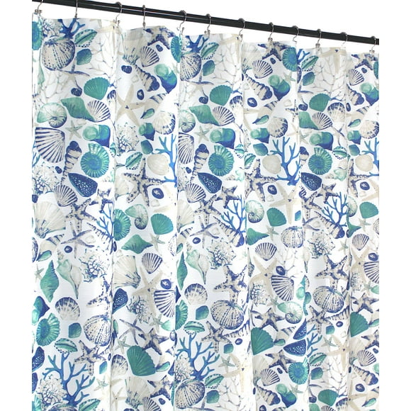 C&F Home Natural Shells Shower Curtain Shower Curtain Green 89452.7272 C&F Home Natural Shells Shower Curtain Shower Curtain Green 89452.7272